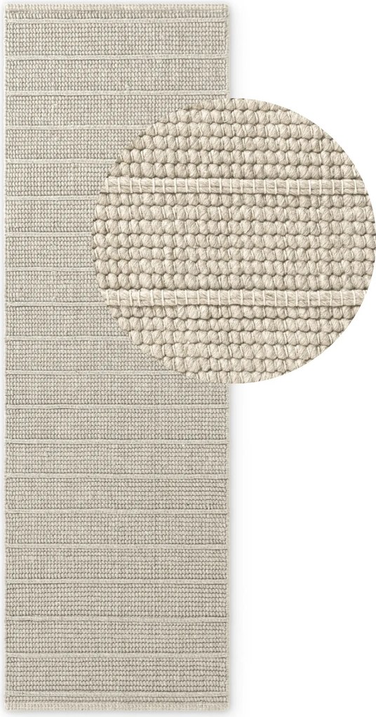 Ted Baker, Kusový koberec Ted Baker Camden 106351 White, 80x250, biela, detská izba