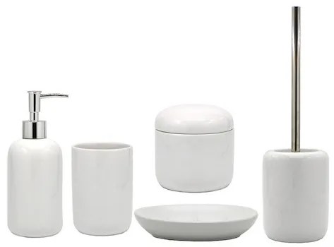 Sada kúpeľňových doplnkov Optima DAIRA biela 5 ks SADADAIBI, 1 ks