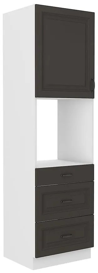 Kuchynská skrinka STILO grafit mat/biela 60dps-210 3s 1f