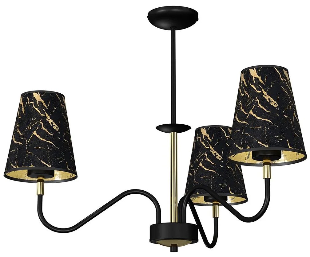 Luster na tyči HERMES 3xE27/60W/230V