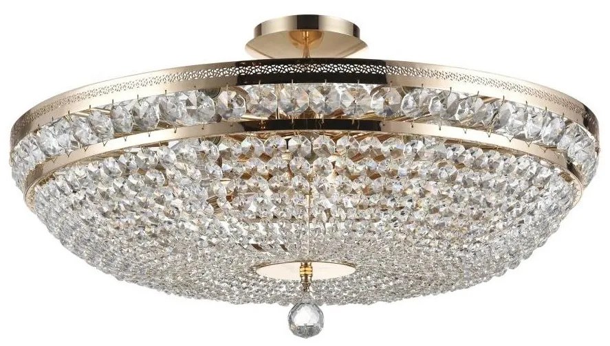 Maytoni DIA700-CL-12-G - Stropné svietidlo OTTILIA 12xE14/60W/230V