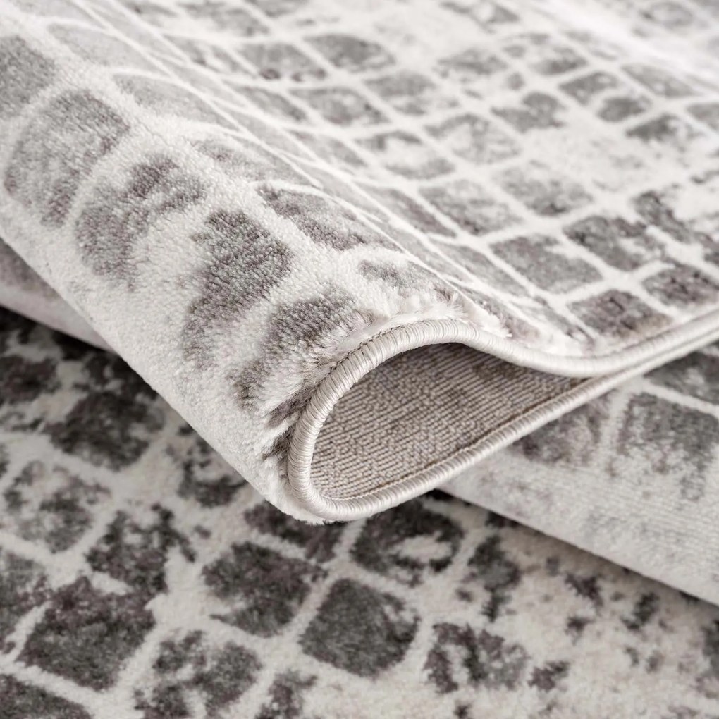 Dekorstudio Moderný koberec NOA - vzor 9328 sivý Rozmer koberca: 140x200cm