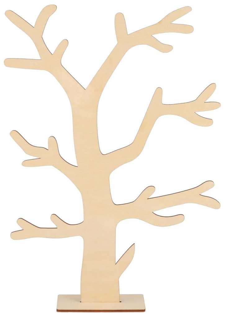 ČistéDřevo Drevený stromček na šperky
