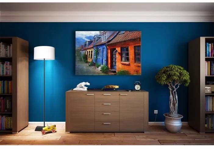 Klasická stojaca lampa so tienidlom