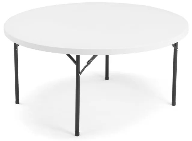 Skladací stôl MIKA, Ø1520 mm, plast
