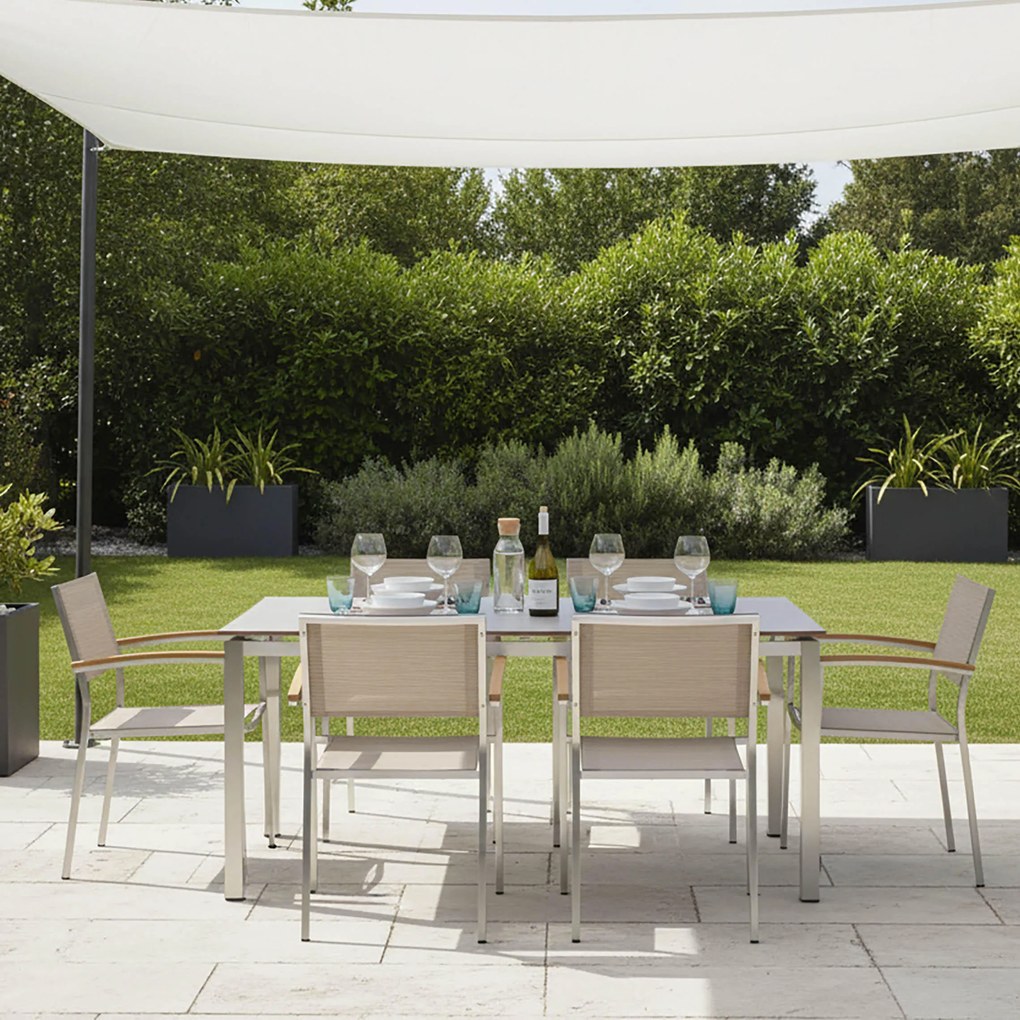 XXXLutz ZÁHRADNÁ ZOSTAVA kov, textil, kompozitné drevo Gardenson - Online Only záhrada - 006285051702