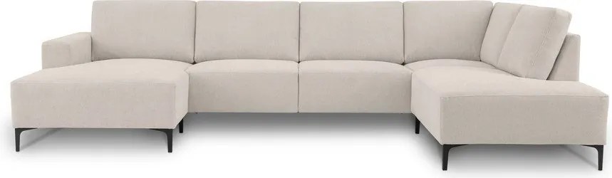 Béžová ženilková rohová pohovka (pravý roh/do tvaru "U") Fabian – Scandic