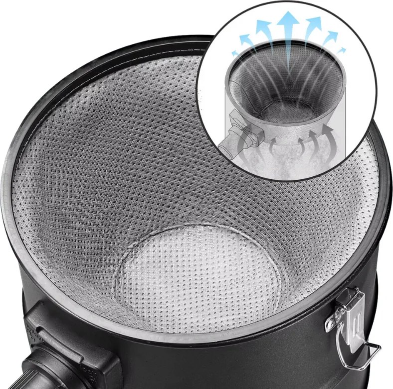 Vysávač na popol BENEDIKT, 1200 W, 18 kPa, čierna/oranžová Monzana