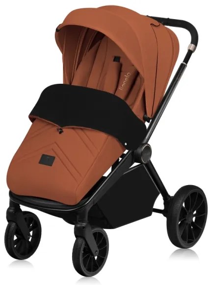 Lionelo - Kombinovaný kočík 3v1 MIKA PLUS Hrdzavo-hnedá