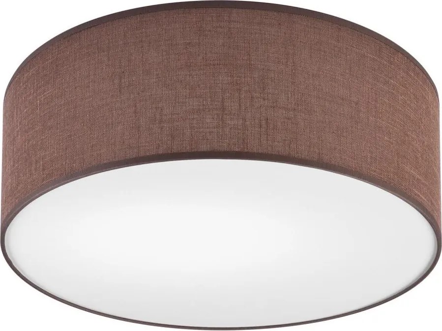 Stropné svietidlo SIRJA DOUBLE 2xE27/15W/230V pr. 35 cm hnedá