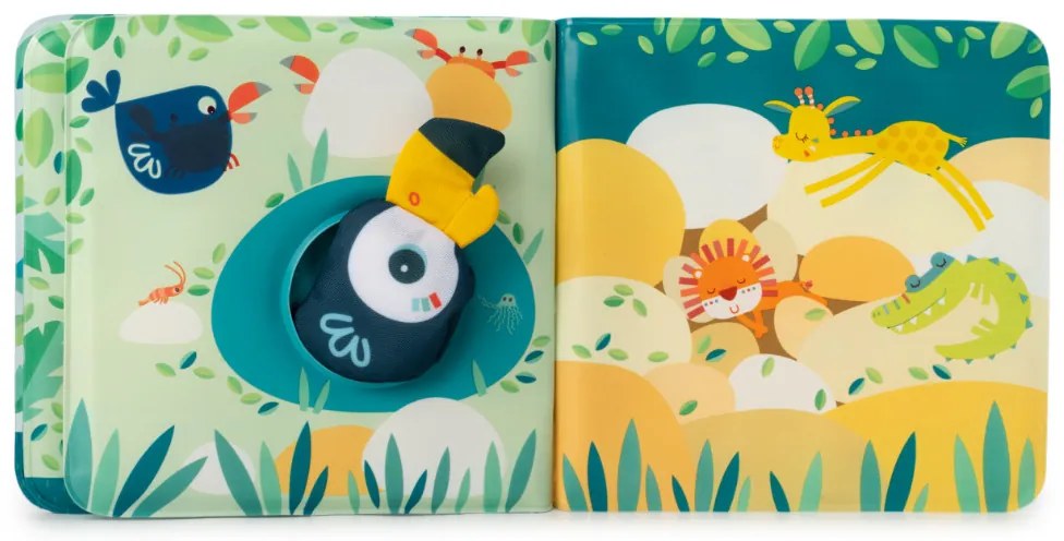 Lilliputiens - čarovná knižka do vane - tukan Pablo