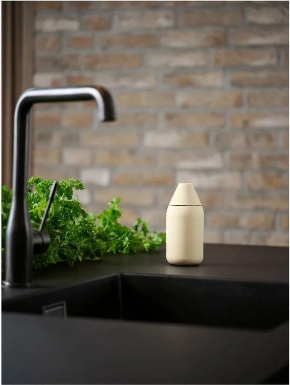 Svetložltý silikónový dávkovač mydla 300 ml Singles – Zone