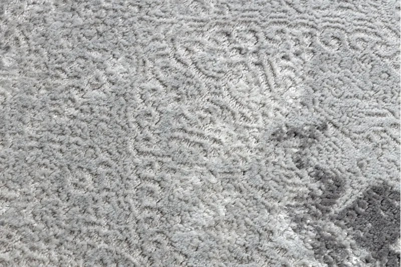 styldomova Sivý štruktúrovaný koberec FEME 8731
