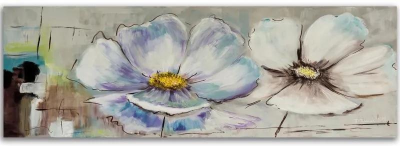 Obraz CARO - Two White Flowers 50x20 cm