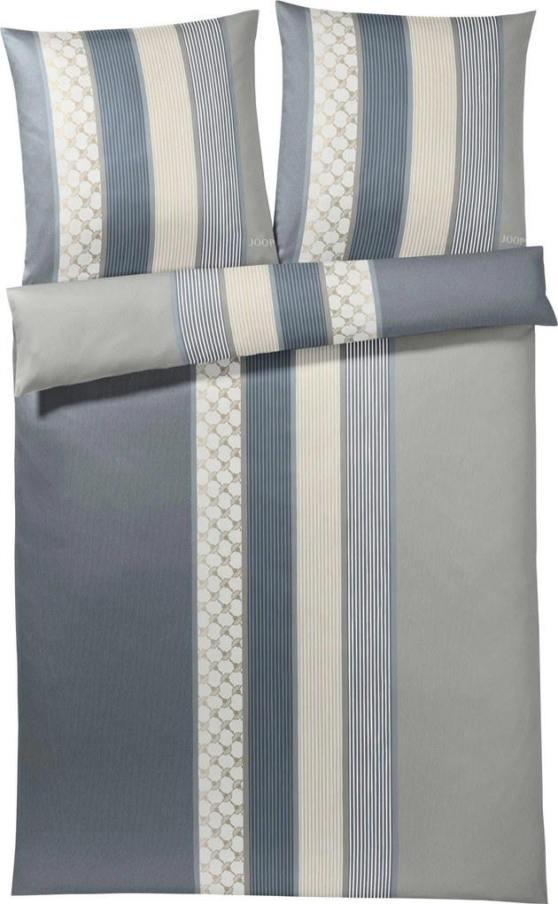 XXXLutz POSTEĽNÁ BIELIZEŇ, makosatén, antracitová, sivá, 155/220 cm Joop! - Online Only bytové doplnky - 004977057303