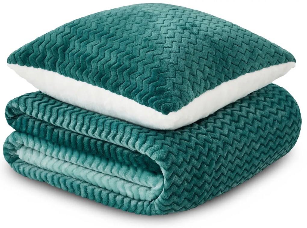 Dormeo Hrejivý Set Warm Hug Ombre Tyrkysový