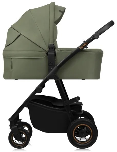 Lionelo - Kombinovaný kočík 3v1 AMBER PLUS Zelený les