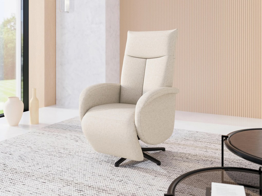 XXXLutz RELAXAČNÉ KRESLO, textil, krémová Sit & More - Online Only obývacie izby - 0001440258D1