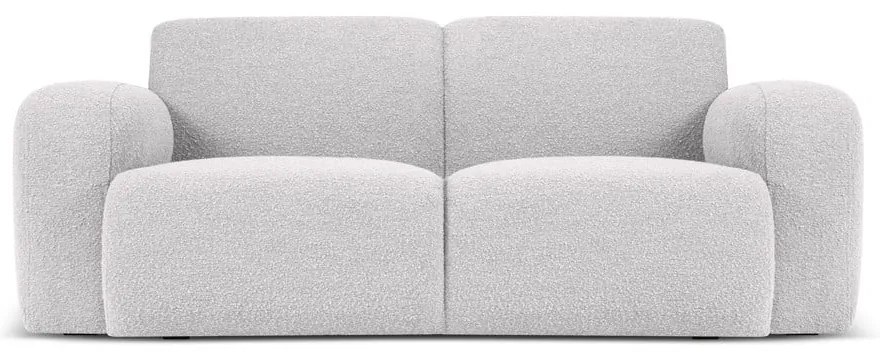 Svetlosivá pohovka z textílie bouclé 170 cm Molino – Micadoni Home