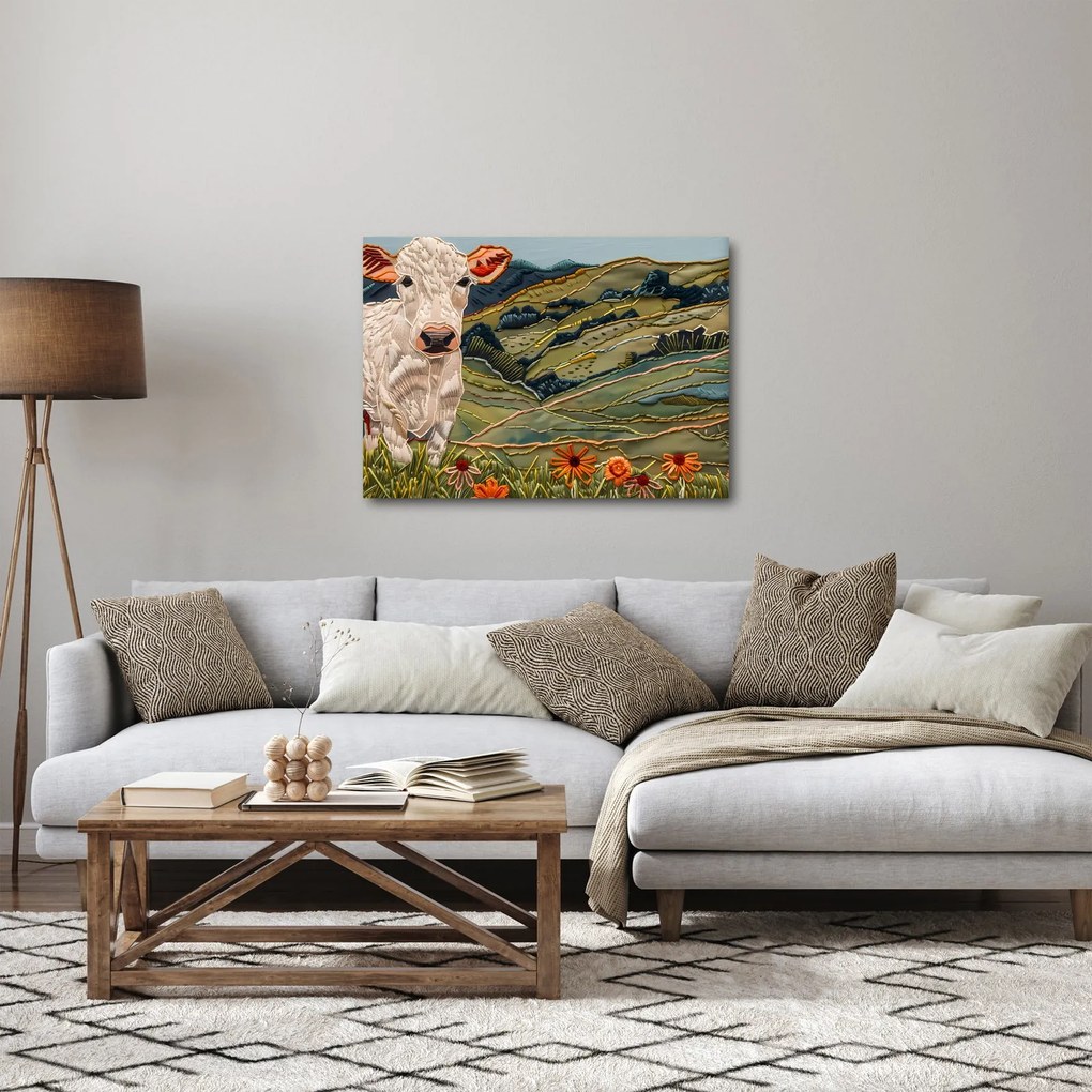 Obraz - Imitácia pleteného motívu (70x50 cm)