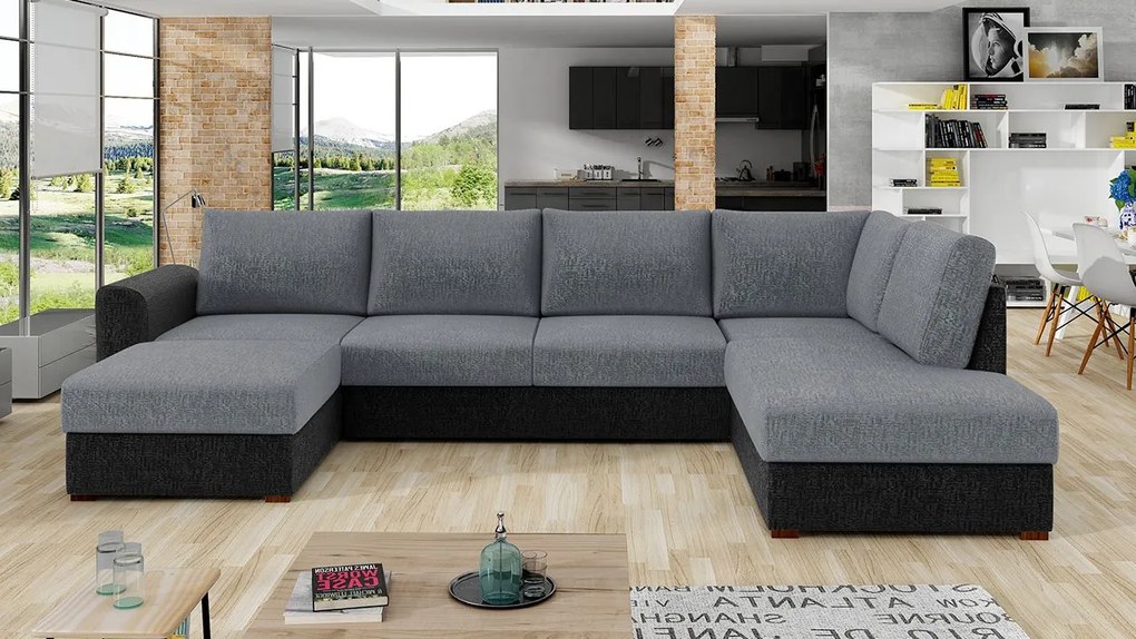 Rohová rozkladacia pohovka Astana Premium, Dostupné poťahy: Maya 11, Strana: pravá