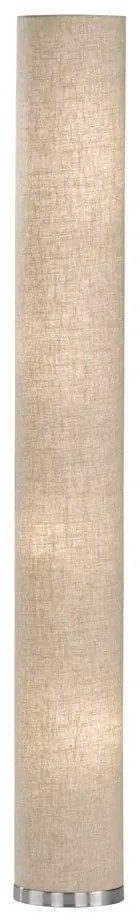 Béžová stojacia lampa s textilným tienidlom (výška 156 cm) Thor – Fischer &amp; Honsel