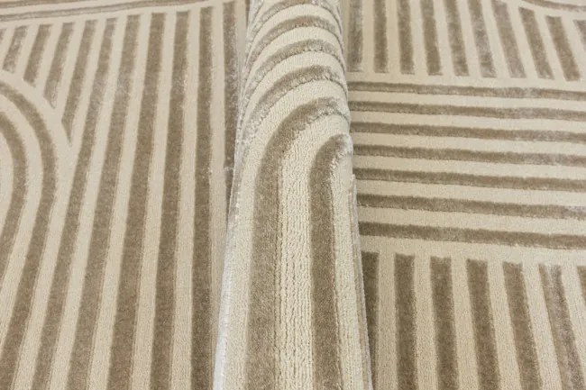 Koberec MISHA J487A tmavobéžový / béžový