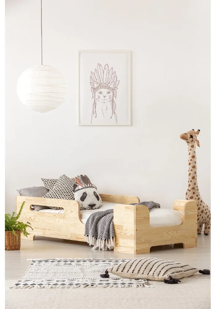 Detská posteľ z borovicového dreva 90x190 cm Box 2 - Adeko
