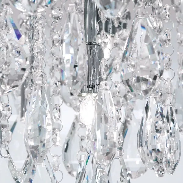 Orion DLU 2516/45-Krištáľové str. svietidlo CELESTE 6xG9/40W/230V pr. 45 cm chróm