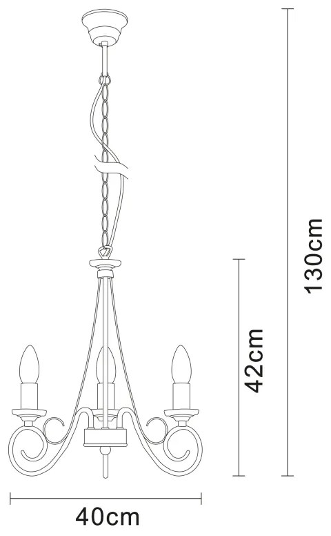 GLOBO TRUNCATUS 69003-3 Závesné svietidlo