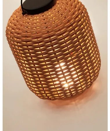 SARANELLA prenosná stolová lampa Hnedá