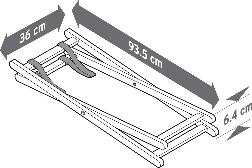 Záhradný odkladací stolík