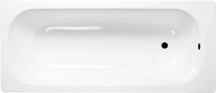 SMAVIT, Obdĺžniková smaltovaná vaňa 150x70x39cm, biela, V150X70