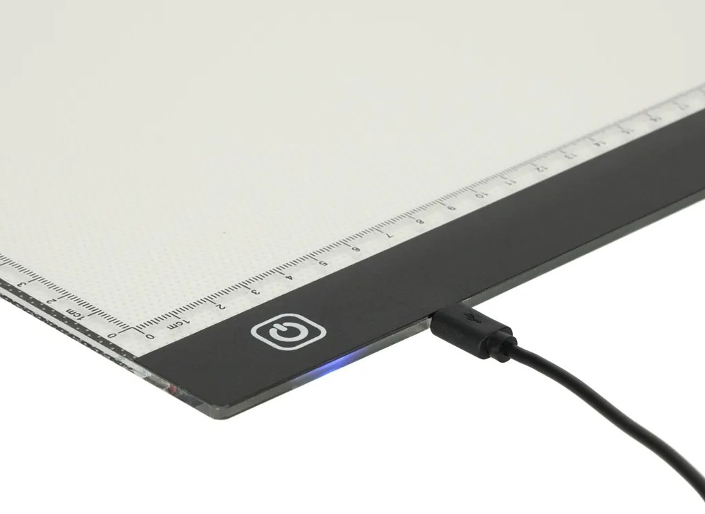 KIK Kresliaca tabuľa A3 s LED podsvietením, USB napájanie