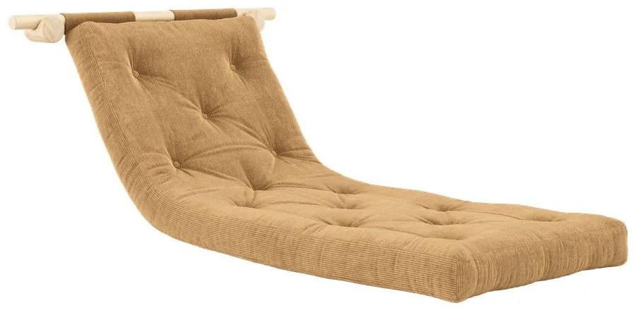 Svetlohnedé menčestrové kreslo Hooked – Karup Design