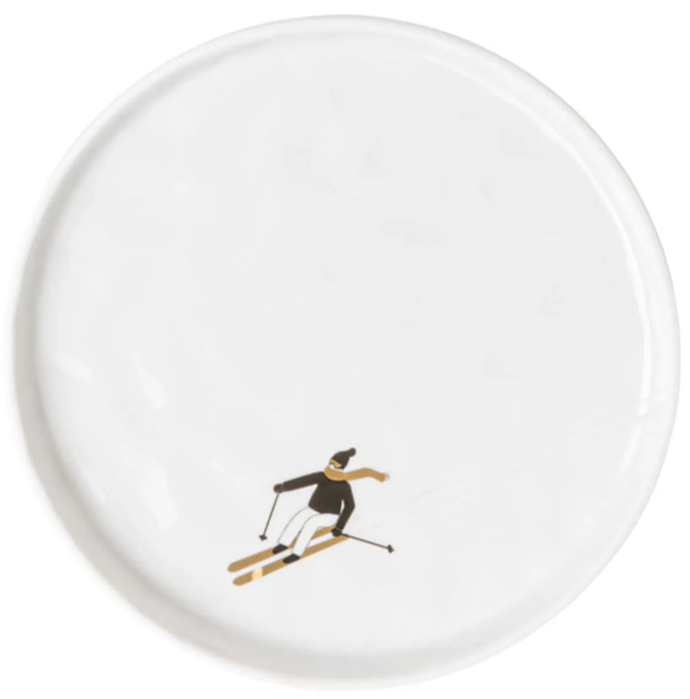räder Porcelánový tanierik Skiing