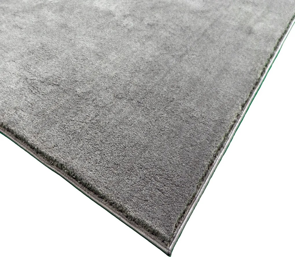 Koberec Oslo 7000 Grey – sivý shaggy s vysokým vlasom Rozmer: 160x230 cm
