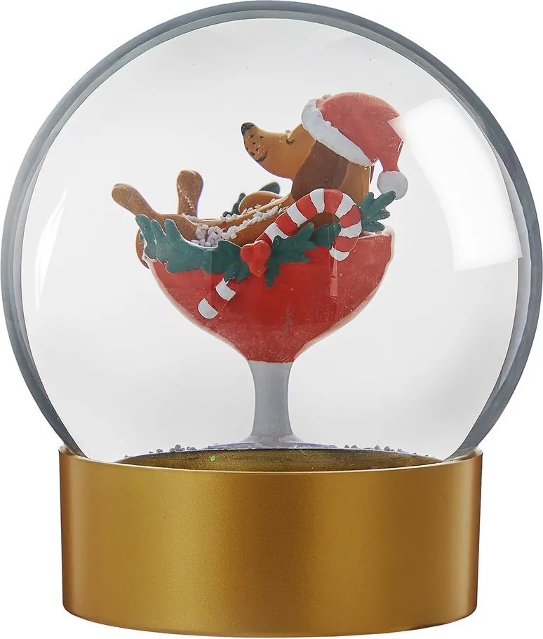 CELEBRATE X-MAS Snehová guľa pes 11 cm