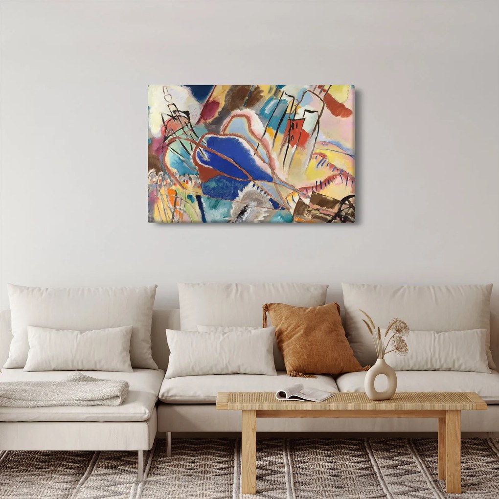 Obraz - Vasily Kandinsky, Improvisation No. 30 (Cannons), reprodukcia (90x60 cm)