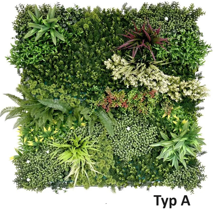 Umelý rastlinný panel RUBY 100 x 100 cm - Panel A 100x100 Europe Grass