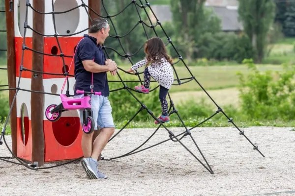 Funny Wheels - Odrážadlo 2v1 RIDER SUPER SPORT ružové/čierne