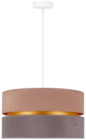 Duolla - Luster na lanku DUO 1xE27/15W/230V pr. 40 cm béžovošedá