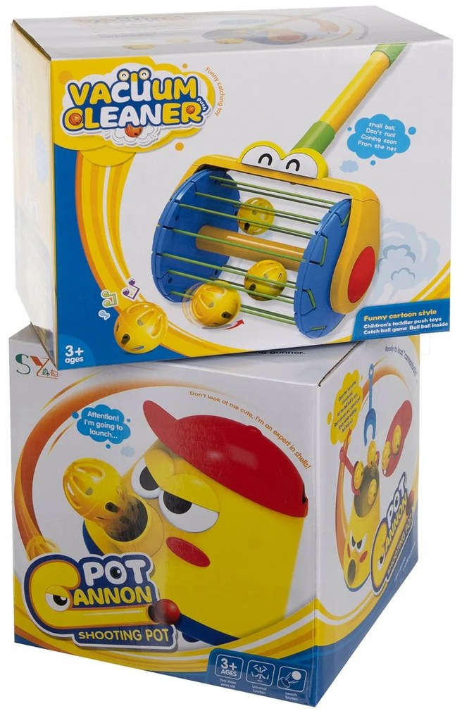 Kruzzel 22952 Detská hra odpaľovač loptičiek