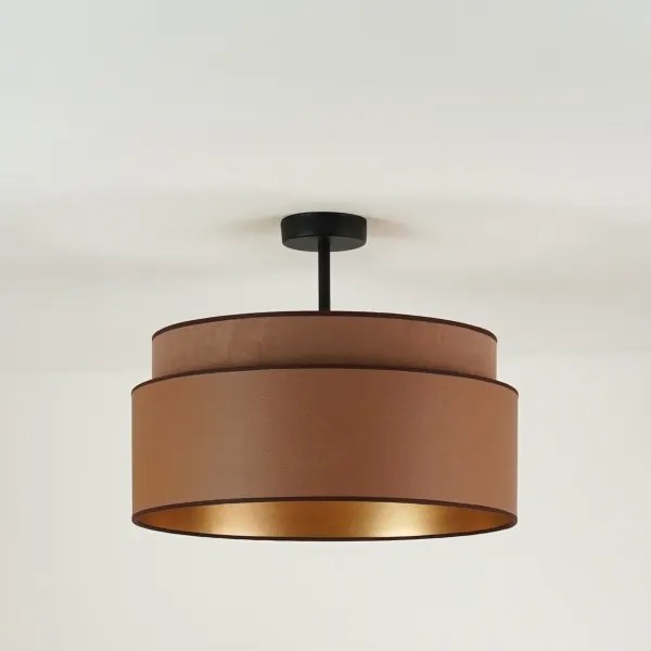 Brilagi - Prisadený luster OREGON VEGE 1xE27/15W/230V pr. 45 cm hnedá