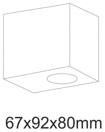 Vonkajšie nástenné bodové svietidlo BOSTON 1xGU10/35W/230V IP44