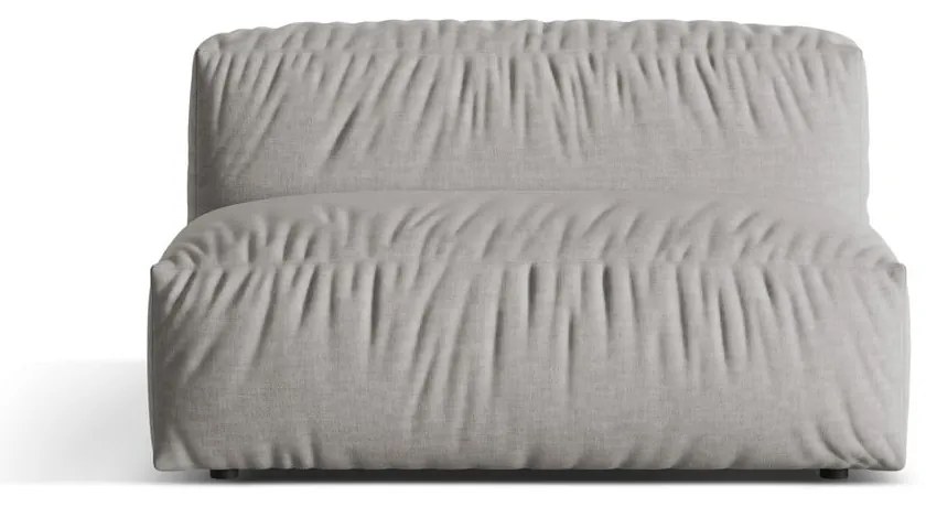 Svetlosivý modul pohovky (stredový diel) Martina – Micadoni Home