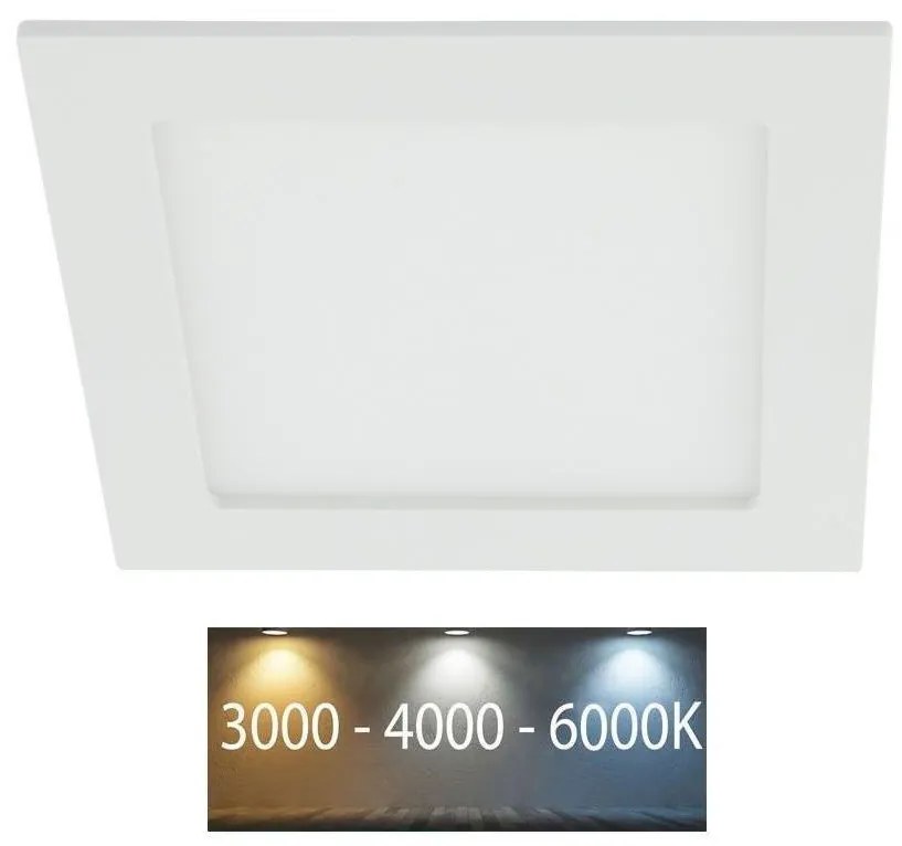 FK technics LED Kúpeľňové podhľadové svietidlo LED/12W/230V 3000/4000/6000K IP44 FK0157