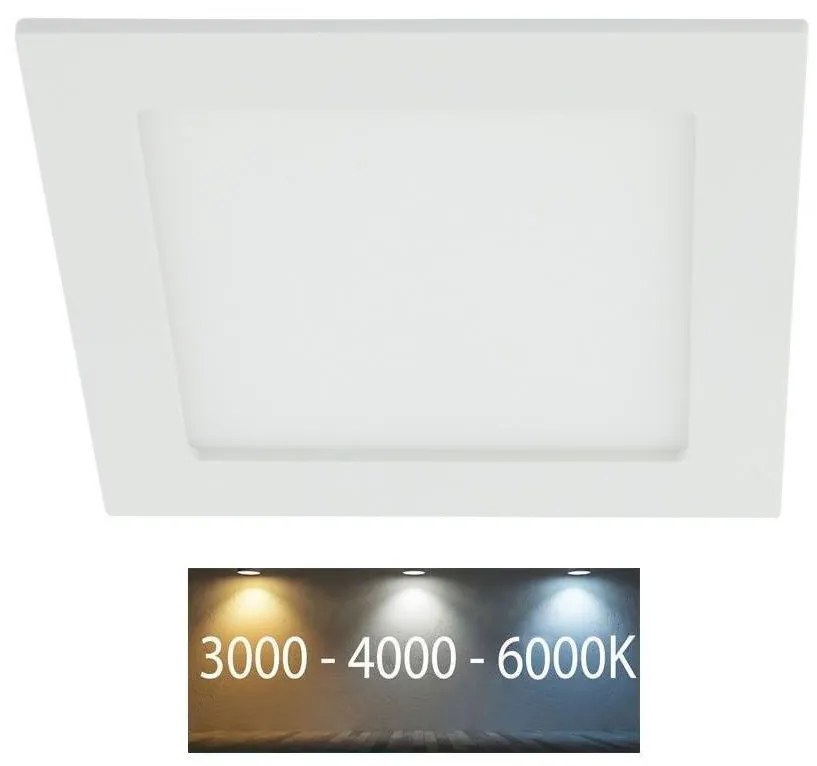 LED Kúpeľňové podhľadové svietidlo LED/12W/230V 3000/4000/6000K IP44