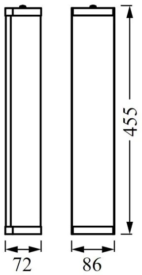 Ledvance - Kúpeľňové nástenné svietidlo BATHROOM CLASSIC 3xE14/12W/230V IP44