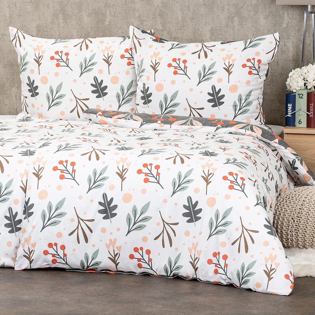 4Home Flanelové obliečky Winter nature, 160 x 200 cm, 70 x 80 cm